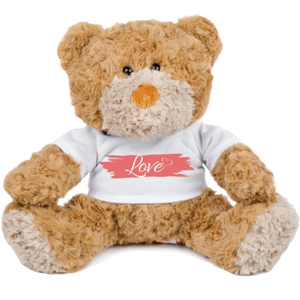 Teddy bear s potiskem  Teddy Bear Love