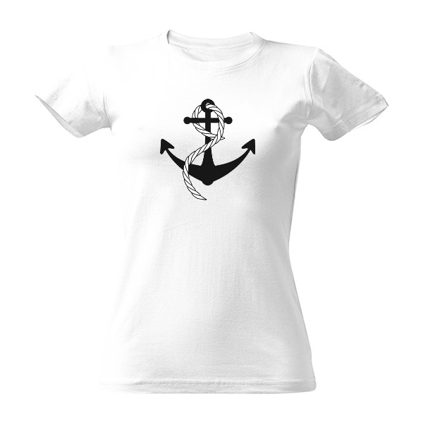 Anchor with rope T-shirt