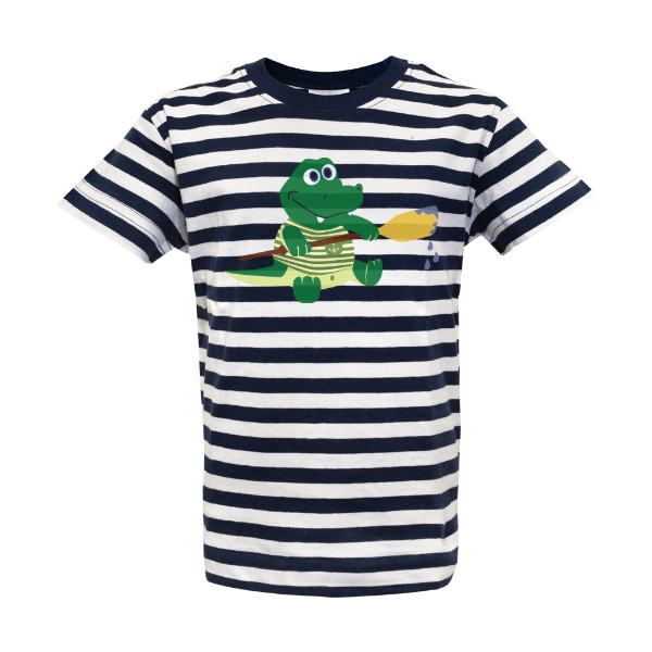 Crocodile with a paddle T-shirt