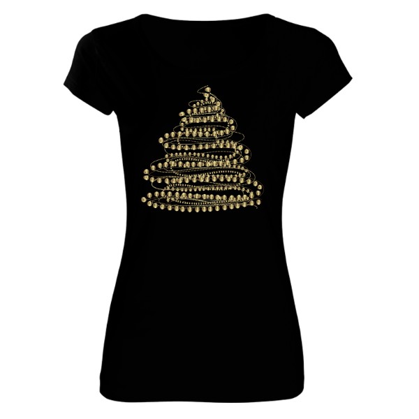 T-shirt Golden Christmas Tree