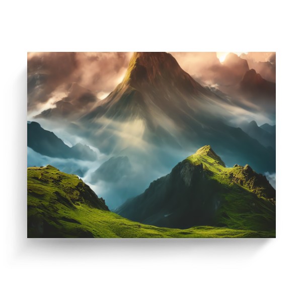 Photo Canvas 4:3 Mountains 