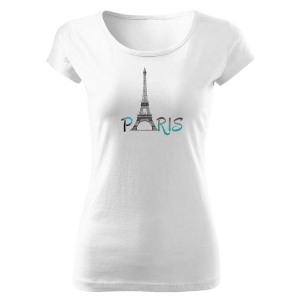 Tričko s potlačou Paríž eiffelova veža