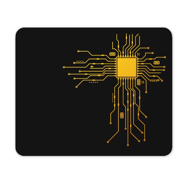 Podložka pod myš s potlačou počítačový procesor