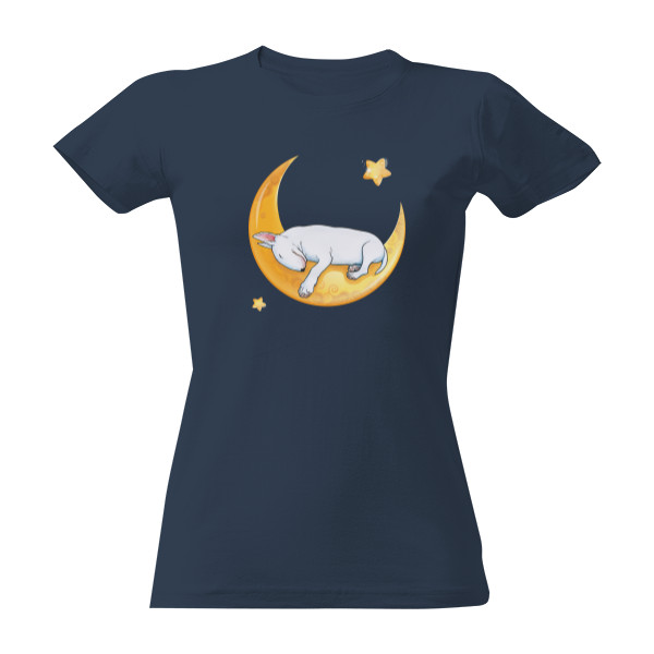 T-shirt Sleeping Bull Terrier 