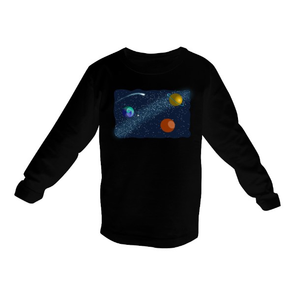Space planet T-shirt
