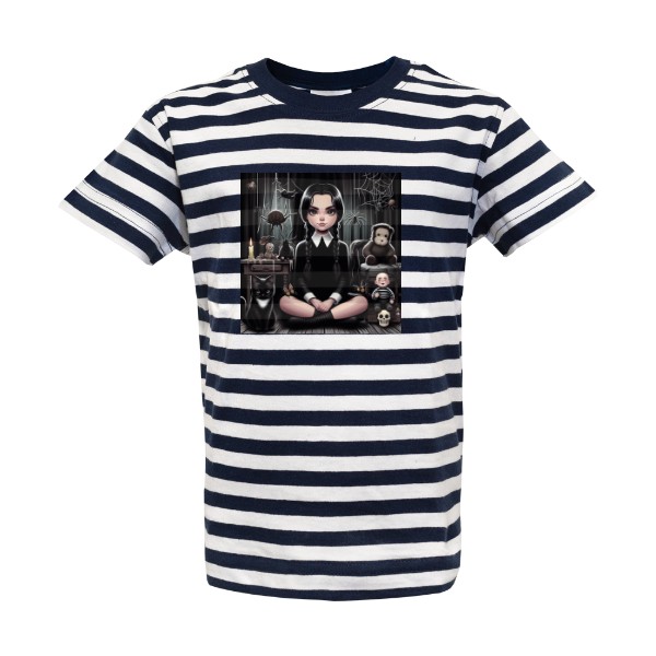 Tričko s potiskem Wednesday 